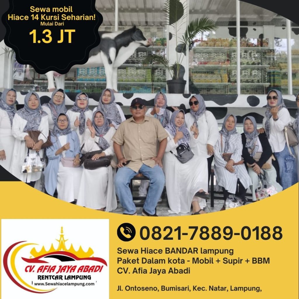 Rental Hiace Lampung ke Tempat Ziarah