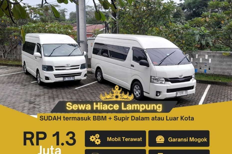 Sewa Hiace Lampung City Tour Bandar Lampung