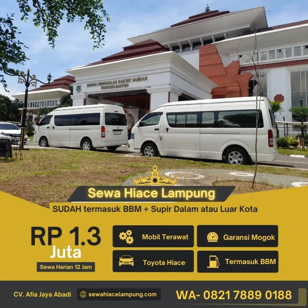 Sewa Hiace Lampung untuk Wisata Keluarga